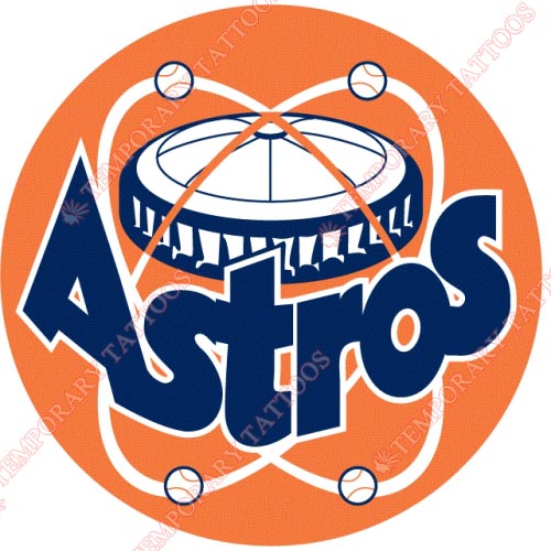 Houston Astros Customize Temporary Tattoos Stickers NO.1605